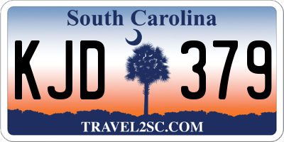 SC license plate KJD379