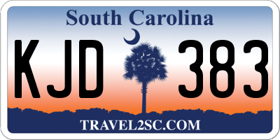 SC license plate KJD383