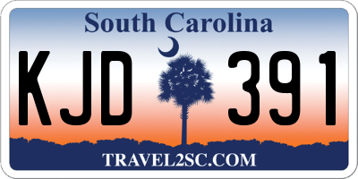 SC license plate KJD391