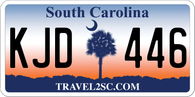 SC license plate KJD446