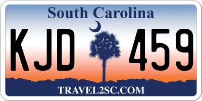 SC license plate KJD459