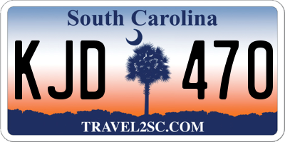 SC license plate KJD470
