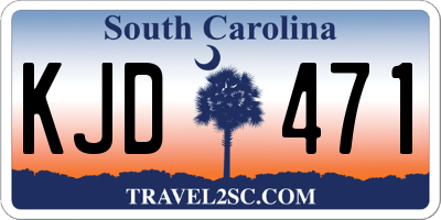 SC license plate KJD471