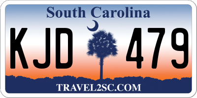 SC license plate KJD479