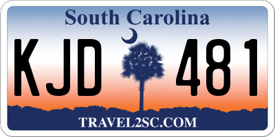 SC license plate KJD481
