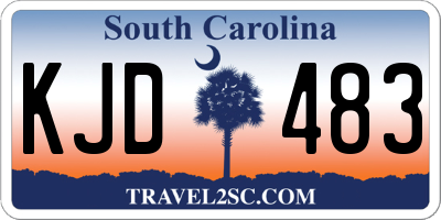 SC license plate KJD483