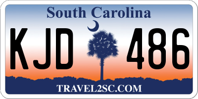 SC license plate KJD486
