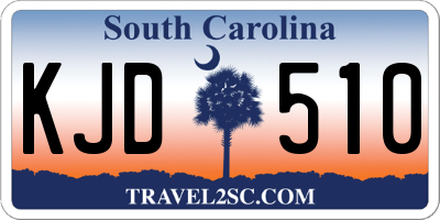 SC license plate KJD510