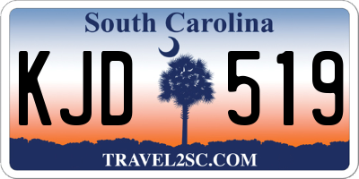 SC license plate KJD519