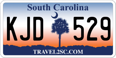 SC license plate KJD529