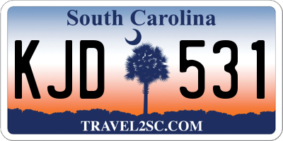 SC license plate KJD531