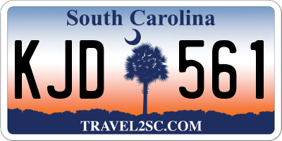 SC license plate KJD561