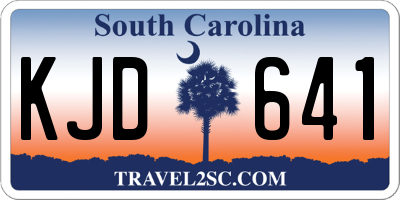 SC license plate KJD641
