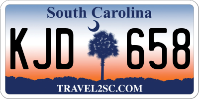 SC license plate KJD658