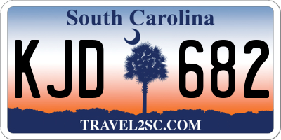 SC license plate KJD682