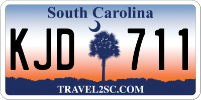 SC license plate KJD711