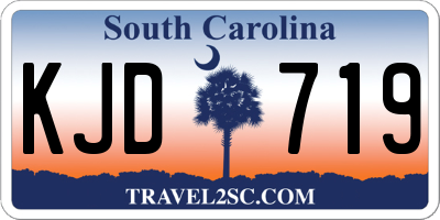 SC license plate KJD719