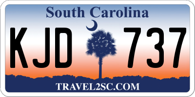 SC license plate KJD737