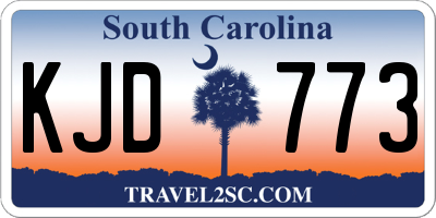 SC license plate KJD773