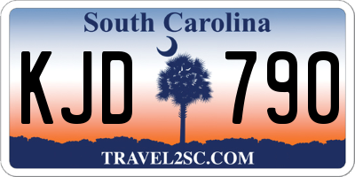 SC license plate KJD790