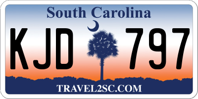 SC license plate KJD797