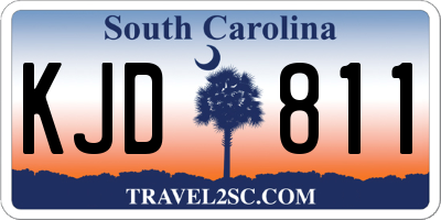 SC license plate KJD811