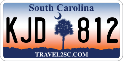 SC license plate KJD812