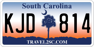 SC license plate KJD814