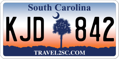 SC license plate KJD842