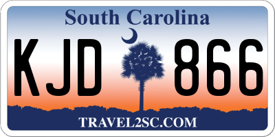 SC license plate KJD866