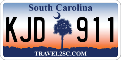SC license plate KJD911
