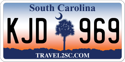 SC license plate KJD969