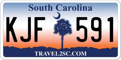 SC license plate KJF591