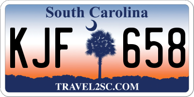 SC license plate KJF658