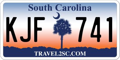 SC license plate KJF741