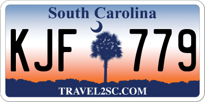 SC license plate KJF779