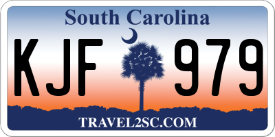 SC license plate KJF979