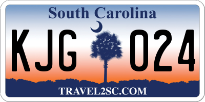 SC license plate KJG024