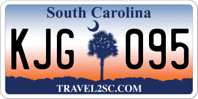SC license plate KJG095