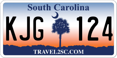 SC license plate KJG124
