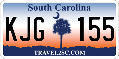 SC license plate KJG155