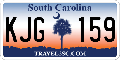 SC license plate KJG159