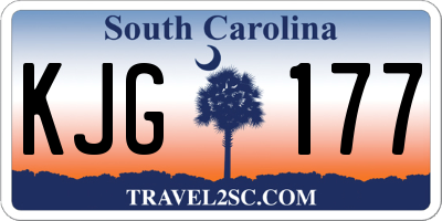 SC license plate KJG177