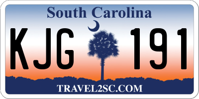 SC license plate KJG191