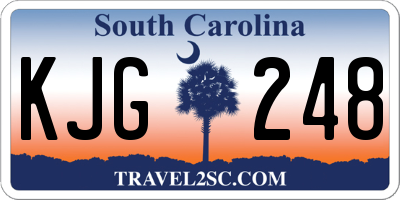 SC license plate KJG248