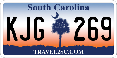 SC license plate KJG269