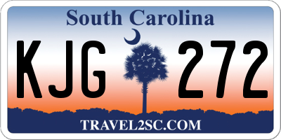 SC license plate KJG272
