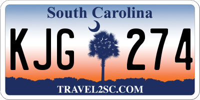 SC license plate KJG274