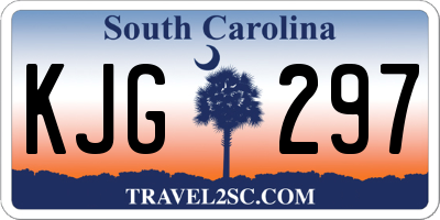 SC license plate KJG297