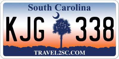 SC license plate KJG338